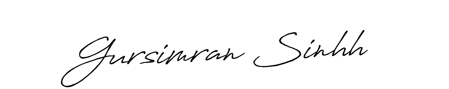 Once you've used our free online signature maker to create your best signature Antro_Vectra_Bolder style, it's time to enjoy all of the benefits that Gursimran Sinhh name signing documents. Gursimran Sinhh signature style 7 images and pictures png