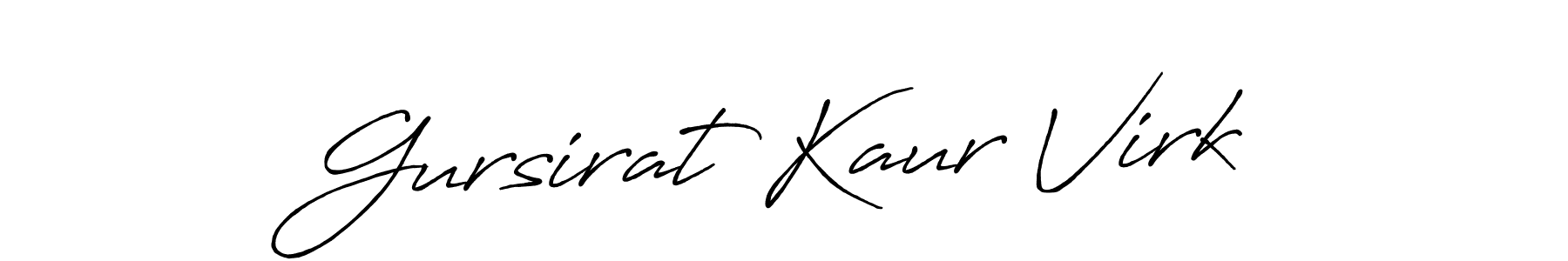 if you are searching for the best signature style for your name Gursirat Kaur Virk. so please give up your signature search. here we have designed multiple signature styles  using Antro_Vectra_Bolder. Gursirat Kaur Virk signature style 7 images and pictures png