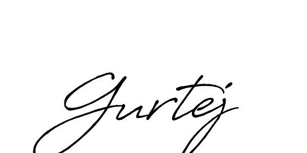 How to make Gurtej signature? Antro_Vectra_Bolder is a professional autograph style. Create handwritten signature for Gurtej name. Gurtej signature style 7 images and pictures png