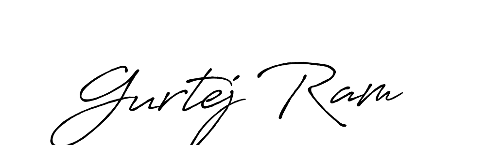 Gurtej Ram stylish signature style. Best Handwritten Sign (Antro_Vectra_Bolder) for my name. Handwritten Signature Collection Ideas for my name Gurtej Ram. Gurtej Ram signature style 7 images and pictures png