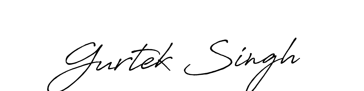 It looks lik you need a new signature style for name Gurtek Singh. Design unique handwritten (Antro_Vectra_Bolder) signature with our free signature maker in just a few clicks. Gurtek Singh signature style 7 images and pictures png