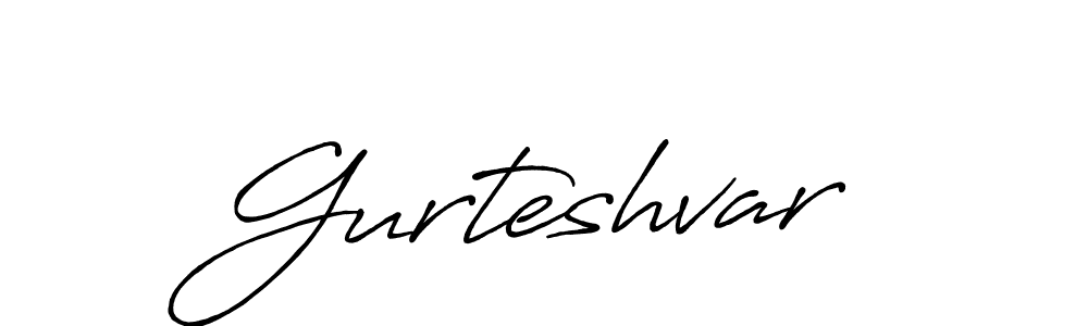 Also we have Gurteshvar name is the best signature style. Create professional handwritten signature collection using Antro_Vectra_Bolder autograph style. Gurteshvar signature style 7 images and pictures png