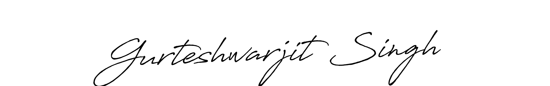 Gurteshwarjit Singh stylish signature style. Best Handwritten Sign (Antro_Vectra_Bolder) for my name. Handwritten Signature Collection Ideas for my name Gurteshwarjit Singh. Gurteshwarjit Singh signature style 7 images and pictures png