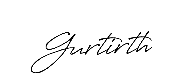 Gurtirth stylish signature style. Best Handwritten Sign (Antro_Vectra_Bolder) for my name. Handwritten Signature Collection Ideas for my name Gurtirth. Gurtirth signature style 7 images and pictures png