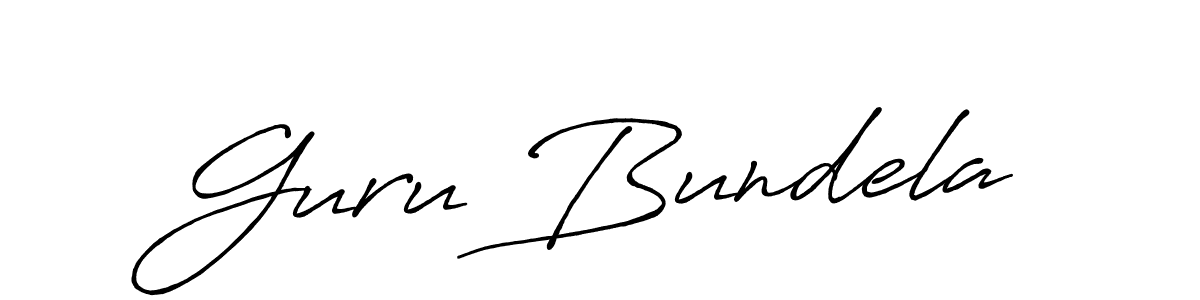 Make a beautiful signature design for name Guru Bundela. Use this online signature maker to create a handwritten signature for free. Guru Bundela signature style 7 images and pictures png