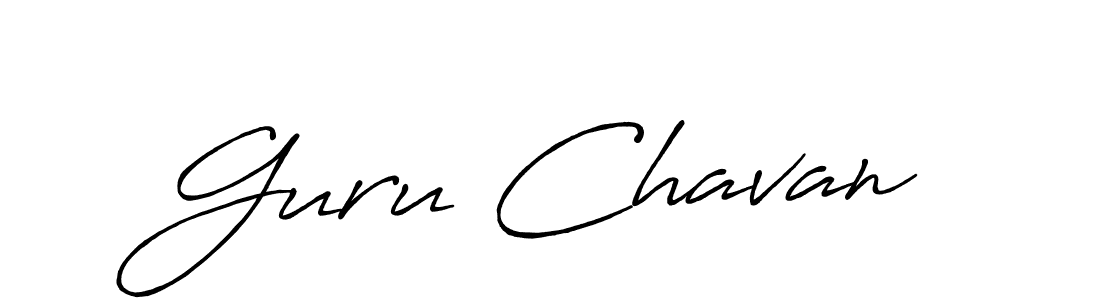 It looks lik you need a new signature style for name Guru Chavan. Design unique handwritten (Antro_Vectra_Bolder) signature with our free signature maker in just a few clicks. Guru Chavan signature style 7 images and pictures png