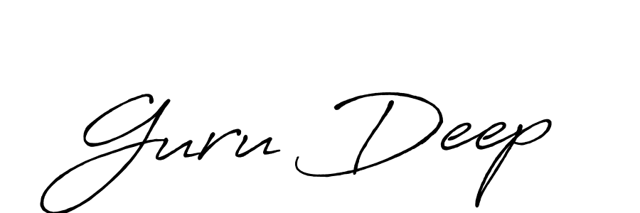 if you are searching for the best signature style for your name Guru Deep. so please give up your signature search. here we have designed multiple signature styles  using Antro_Vectra_Bolder. Guru Deep signature style 7 images and pictures png