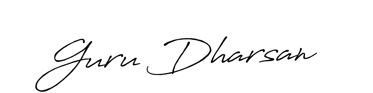 How to make Guru Dharsan signature? Antro_Vectra_Bolder is a professional autograph style. Create handwritten signature for Guru Dharsan name. Guru Dharsan signature style 7 images and pictures png