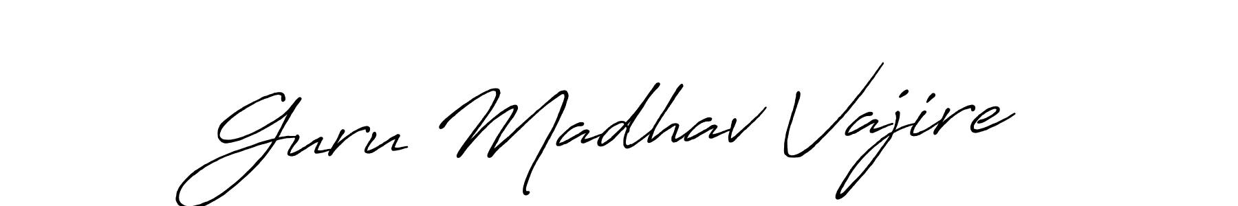 You can use this online signature creator to create a handwritten signature for the name Guru Madhav Vajire. This is the best online autograph maker. Guru Madhav Vajire signature style 7 images and pictures png