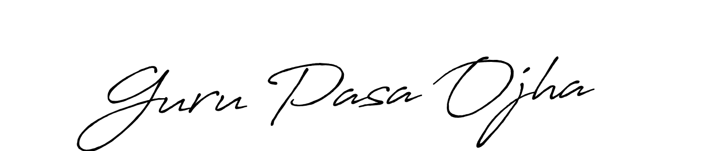 Make a beautiful signature design for name Guru Pasa Ojha. Use this online signature maker to create a handwritten signature for free. Guru Pasa Ojha signature style 7 images and pictures png