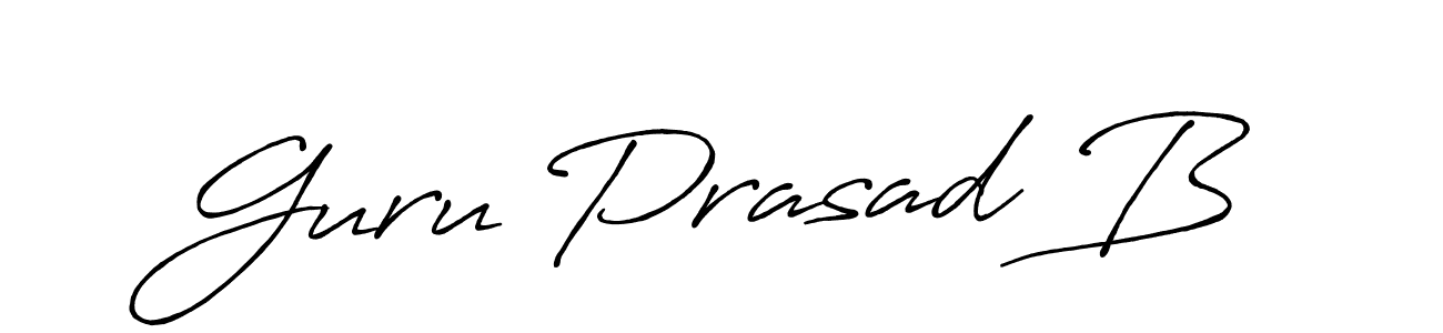 How to Draw Guru Prasad B signature style? Antro_Vectra_Bolder is a latest design signature styles for name Guru Prasad B. Guru Prasad B signature style 7 images and pictures png