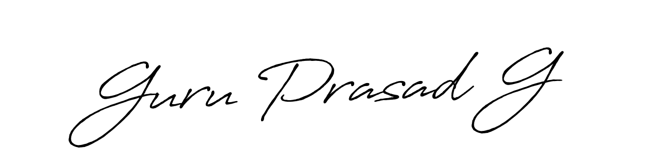 Antro_Vectra_Bolder is a professional signature style that is perfect for those who want to add a touch of class to their signature. It is also a great choice for those who want to make their signature more unique. Get Guru Prasad G name to fancy signature for free. Guru Prasad G signature style 7 images and pictures png