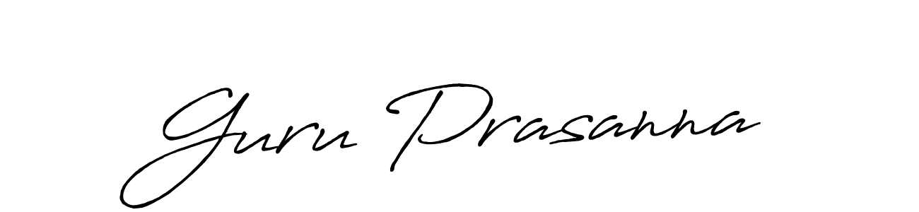 if you are searching for the best signature style for your name Guru Prasanna. so please give up your signature search. here we have designed multiple signature styles  using Antro_Vectra_Bolder. Guru Prasanna signature style 7 images and pictures png