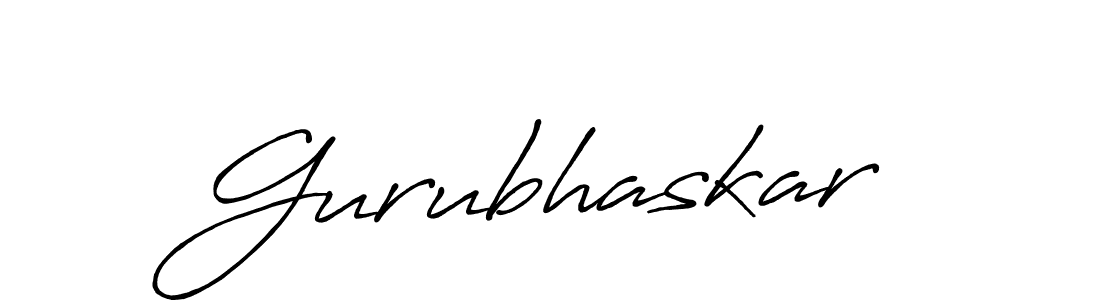 Design your own signature with our free online signature maker. With this signature software, you can create a handwritten (Antro_Vectra_Bolder) signature for name Gurubhaskar. Gurubhaskar signature style 7 images and pictures png