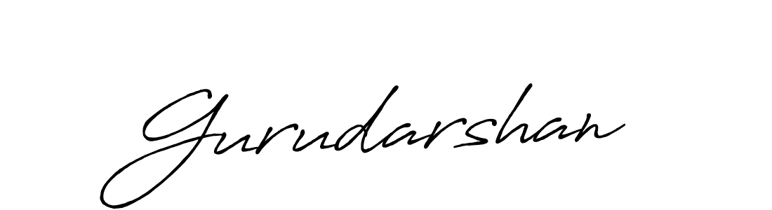 How to make Gurudarshan name signature. Use Antro_Vectra_Bolder style for creating short signs online. This is the latest handwritten sign. Gurudarshan signature style 7 images and pictures png