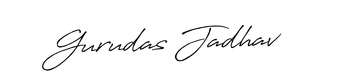 You should practise on your own different ways (Antro_Vectra_Bolder) to write your name (Gurudas Jadhav) in signature. don't let someone else do it for you. Gurudas Jadhav signature style 7 images and pictures png