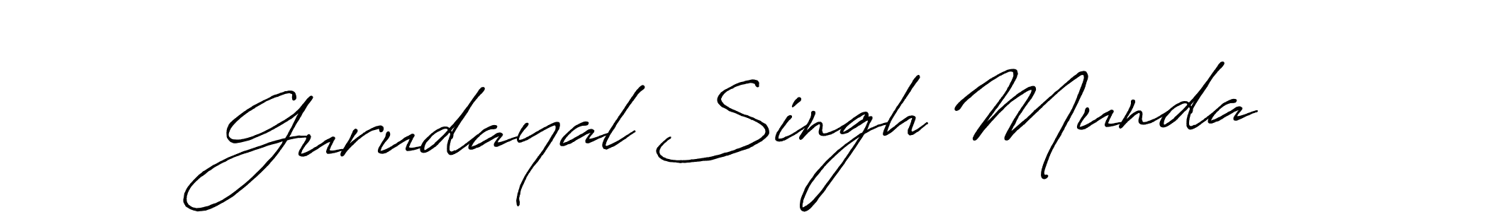 Antro_Vectra_Bolder is a professional signature style that is perfect for those who want to add a touch of class to their signature. It is also a great choice for those who want to make their signature more unique. Get Gurudayal Singh Munda name to fancy signature for free. Gurudayal Singh Munda signature style 7 images and pictures png