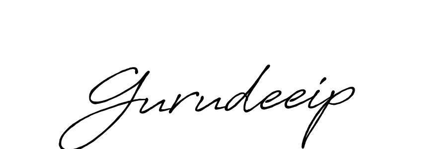 How to make Gurudeeip name signature. Use Antro_Vectra_Bolder style for creating short signs online. This is the latest handwritten sign. Gurudeeip signature style 7 images and pictures png