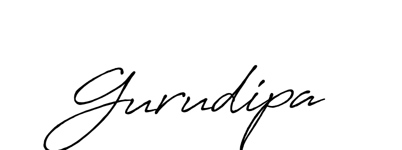 Make a beautiful signature design for name Gurudipa. With this signature (Antro_Vectra_Bolder) style, you can create a handwritten signature for free. Gurudipa signature style 7 images and pictures png