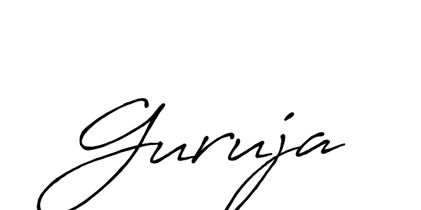Make a beautiful signature design for name Guruja. Use this online signature maker to create a handwritten signature for free. Guruja signature style 7 images and pictures png