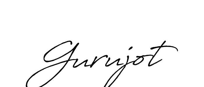 Gurujot stylish signature style. Best Handwritten Sign (Antro_Vectra_Bolder) for my name. Handwritten Signature Collection Ideas for my name Gurujot. Gurujot signature style 7 images and pictures png