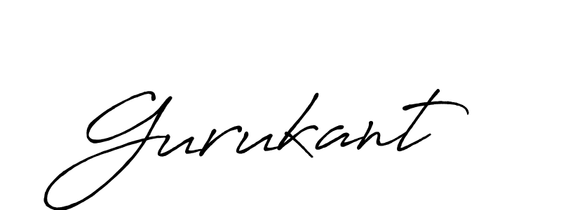 Make a beautiful signature design for name Gurukant. With this signature (Antro_Vectra_Bolder) style, you can create a handwritten signature for free. Gurukant signature style 7 images and pictures png