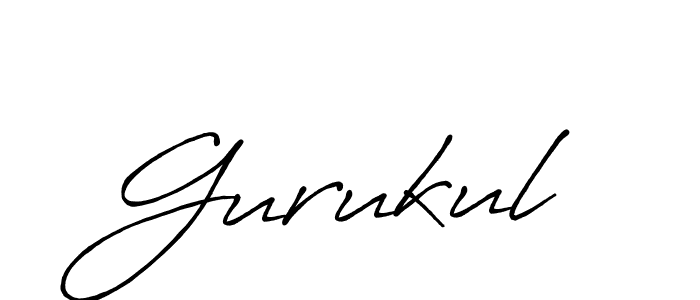 How to make Gurukul name signature. Use Antro_Vectra_Bolder style for creating short signs online. This is the latest handwritten sign. Gurukul signature style 7 images and pictures png