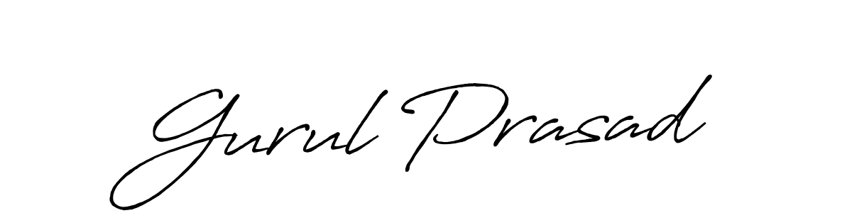 How to make Gurul Prasad signature? Antro_Vectra_Bolder is a professional autograph style. Create handwritten signature for Gurul Prasad name. Gurul Prasad signature style 7 images and pictures png