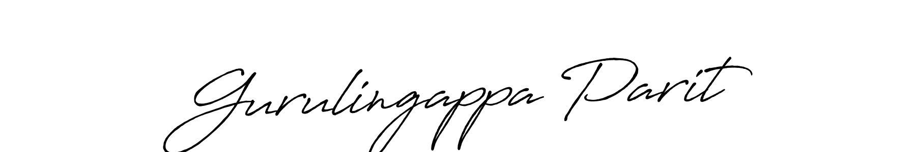 Use a signature maker to create a handwritten signature online. With this signature software, you can design (Antro_Vectra_Bolder) your own signature for name Gurulingappa Parit. Gurulingappa Parit signature style 7 images and pictures png