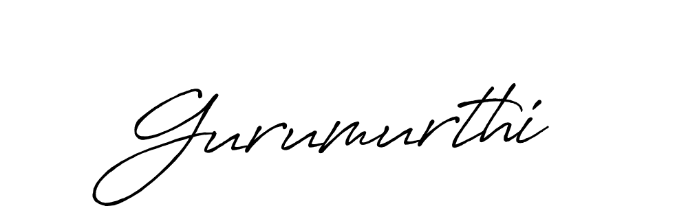 How to make Gurumurthi signature? Antro_Vectra_Bolder is a professional autograph style. Create handwritten signature for Gurumurthi name. Gurumurthi signature style 7 images and pictures png