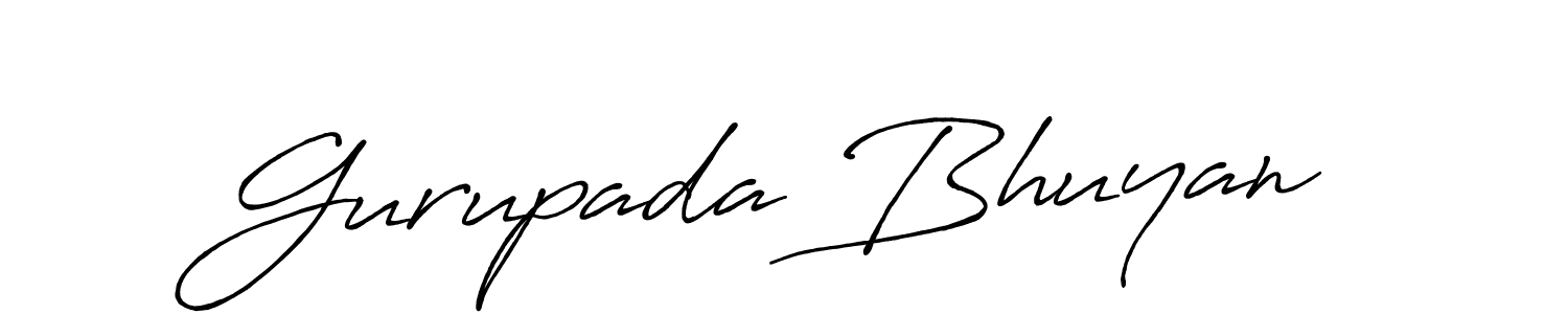 The best way (Antro_Vectra_Bolder) to make a short signature is to pick only two or three words in your name. The name Gurupada Bhuyan include a total of six letters. For converting this name. Gurupada Bhuyan signature style 7 images and pictures png