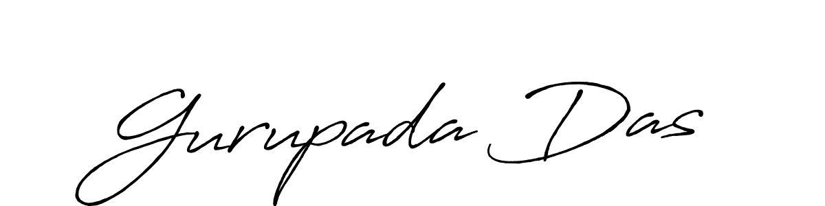 Make a beautiful signature design for name Gurupada Das. With this signature (Antro_Vectra_Bolder) style, you can create a handwritten signature for free. Gurupada Das signature style 7 images and pictures png