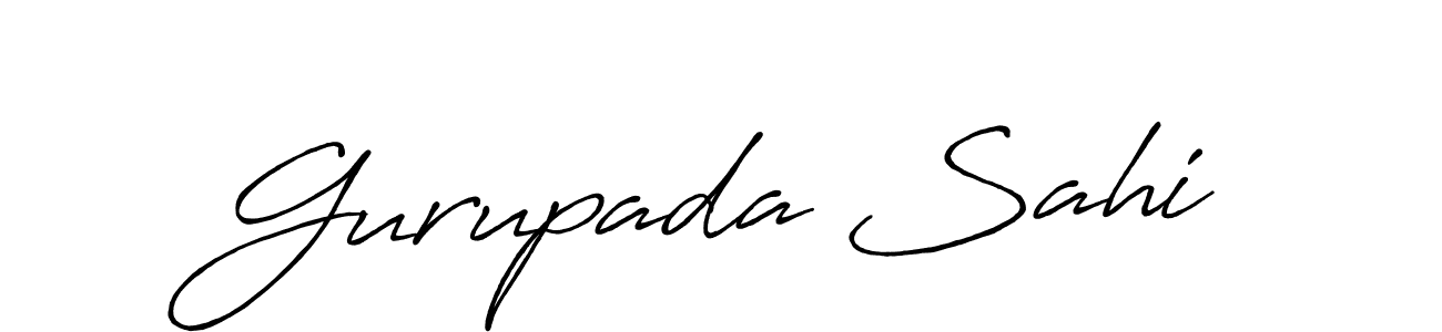 if you are searching for the best signature style for your name Gurupada Sahi. so please give up your signature search. here we have designed multiple signature styles  using Antro_Vectra_Bolder. Gurupada Sahi signature style 7 images and pictures png