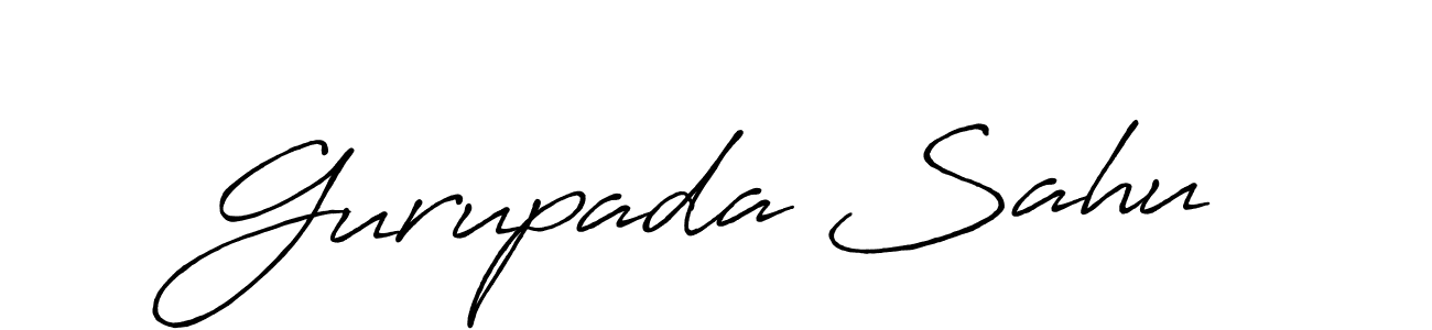 How to make Gurupada Sahu signature? Antro_Vectra_Bolder is a professional autograph style. Create handwritten signature for Gurupada Sahu name. Gurupada Sahu signature style 7 images and pictures png