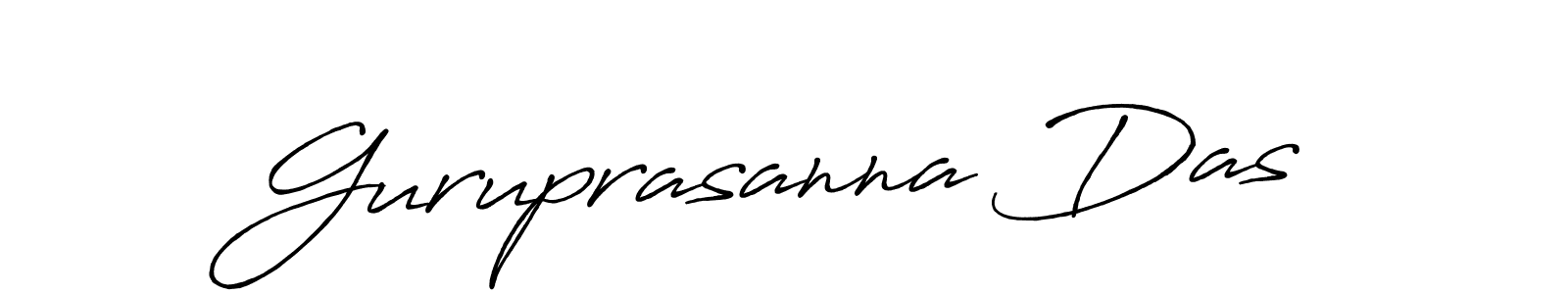 Antro_Vectra_Bolder is a professional signature style that is perfect for those who want to add a touch of class to their signature. It is also a great choice for those who want to make their signature more unique. Get Guruprasanna Das name to fancy signature for free. Guruprasanna Das signature style 7 images and pictures png