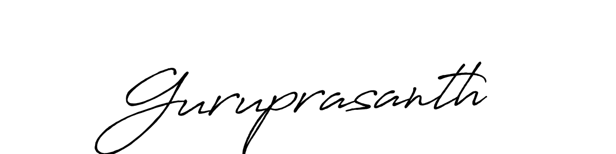 Make a beautiful signature design for name Guruprasanth. Use this online signature maker to create a handwritten signature for free. Guruprasanth signature style 7 images and pictures png