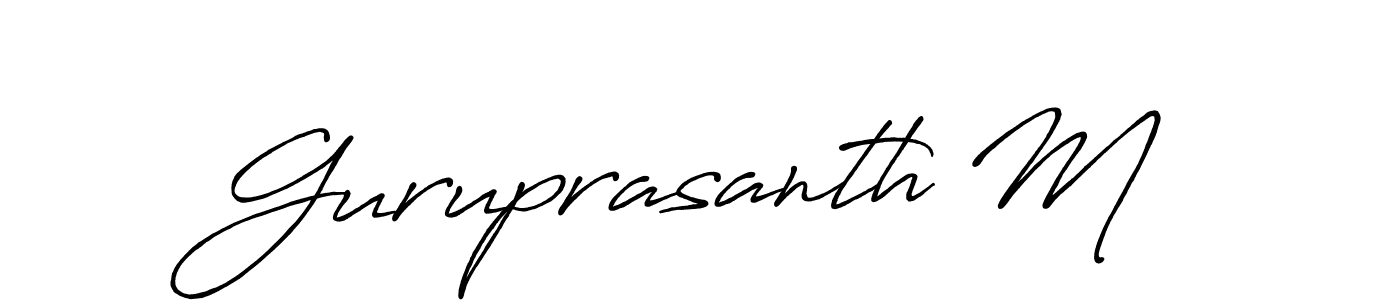 Once you've used our free online signature maker to create your best signature Antro_Vectra_Bolder style, it's time to enjoy all of the benefits that Guruprasanth M name signing documents. Guruprasanth M signature style 7 images and pictures png