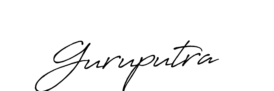 Also we have Guruputra name is the best signature style. Create professional handwritten signature collection using Antro_Vectra_Bolder autograph style. Guruputra signature style 7 images and pictures png