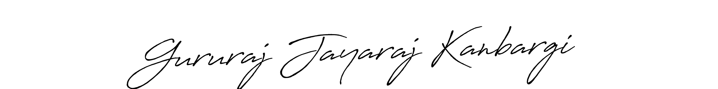 Gururaj Jayaraj Kanbargi stylish signature style. Best Handwritten Sign (Antro_Vectra_Bolder) for my name. Handwritten Signature Collection Ideas for my name Gururaj Jayaraj Kanbargi. Gururaj Jayaraj Kanbargi signature style 7 images and pictures png