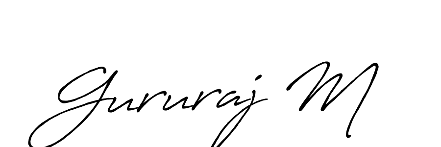 Once you've used our free online signature maker to create your best signature Antro_Vectra_Bolder style, it's time to enjoy all of the benefits that Gururaj M name signing documents. Gururaj M signature style 7 images and pictures png