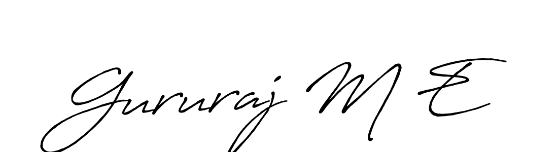Make a beautiful signature design for name Gururaj M E. Use this online signature maker to create a handwritten signature for free. Gururaj M E signature style 7 images and pictures png