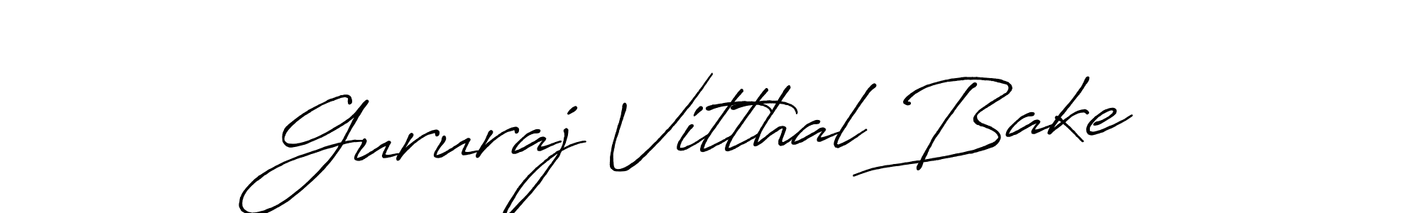 The best way (Antro_Vectra_Bolder) to make a short signature is to pick only two or three words in your name. The name Gururaj Vitthal Bake include a total of six letters. For converting this name. Gururaj Vitthal Bake signature style 7 images and pictures png