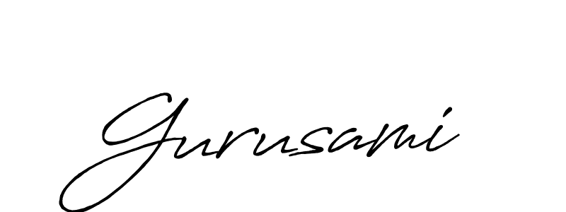 Also we have Gurusami name is the best signature style. Create professional handwritten signature collection using Antro_Vectra_Bolder autograph style. Gurusami signature style 7 images and pictures png