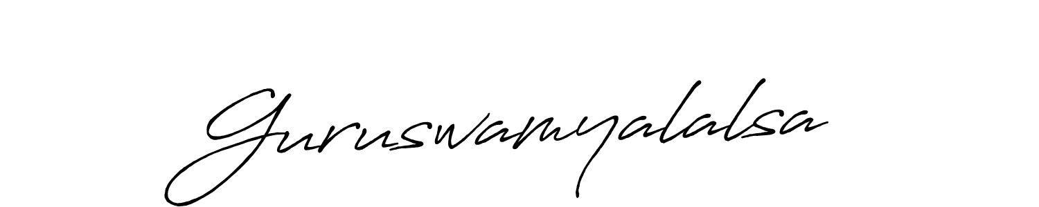 Make a short Guruswamyalalsa signature style. Manage your documents anywhere anytime using Antro_Vectra_Bolder. Create and add eSignatures, submit forms, share and send files easily. Guruswamyalalsa signature style 7 images and pictures png