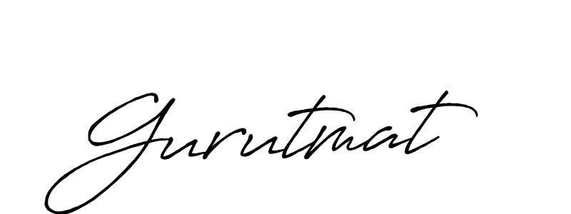 Design your own signature with our free online signature maker. With this signature software, you can create a handwritten (Antro_Vectra_Bolder) signature for name Gurutmat. Gurutmat signature style 7 images and pictures png