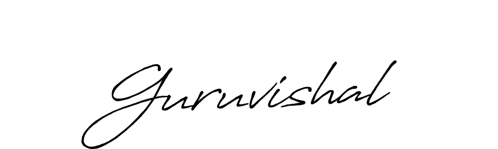 Similarly Antro_Vectra_Bolder is the best handwritten signature design. Signature creator online .You can use it as an online autograph creator for name Guruvishal. Guruvishal signature style 7 images and pictures png