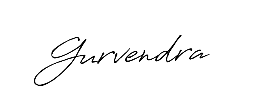 How to make Gurvendra signature? Antro_Vectra_Bolder is a professional autograph style. Create handwritten signature for Gurvendra name. Gurvendra signature style 7 images and pictures png