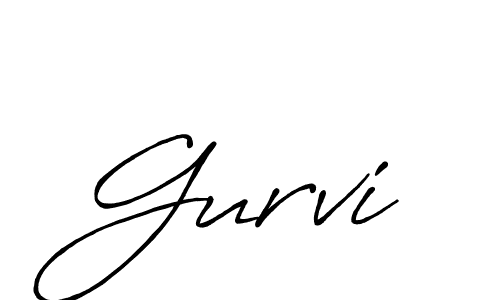 if you are searching for the best signature style for your name Gurvi. so please give up your signature search. here we have designed multiple signature styles  using Antro_Vectra_Bolder. Gurvi signature style 7 images and pictures png