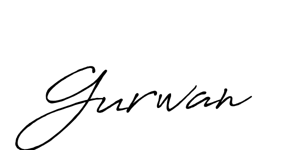 Create a beautiful signature design for name Gurwan. With this signature (Antro_Vectra_Bolder) fonts, you can make a handwritten signature for free. Gurwan signature style 7 images and pictures png