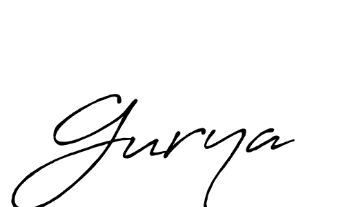 It looks lik you need a new signature style for name Gurya. Design unique handwritten (Antro_Vectra_Bolder) signature with our free signature maker in just a few clicks. Gurya signature style 7 images and pictures png